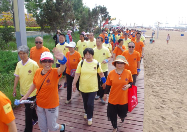 秦皇岛金梦海湾，海滨栈道·爱陪你走