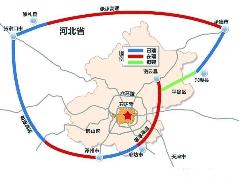 北京“大七环”G95首都环线高速全线通车，全长940公里，有890公里在河北！
